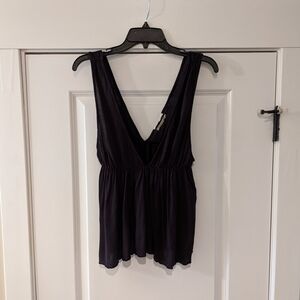 Urban Outfitters Women's Black Top, Size S